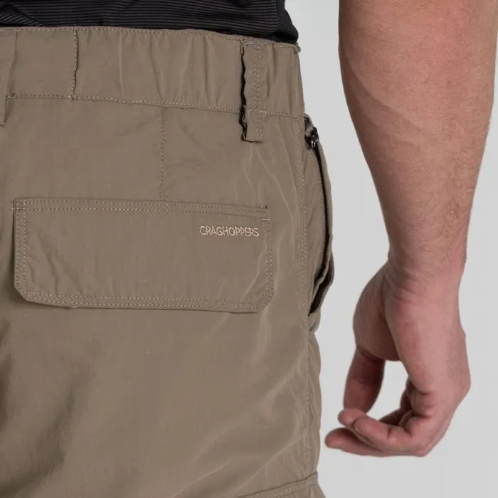 Mens Walking Trousers Craghoppers NosiLife Cargo Trouser III Pebble Mens Walking Trousers Craghoppers NosiLife Cargo Trouser III Pebble