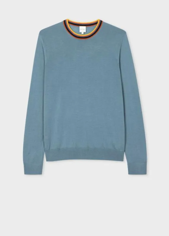 Mens Washable Wool 039Artist Stripe039 Sweater Paul Smith Sweaters