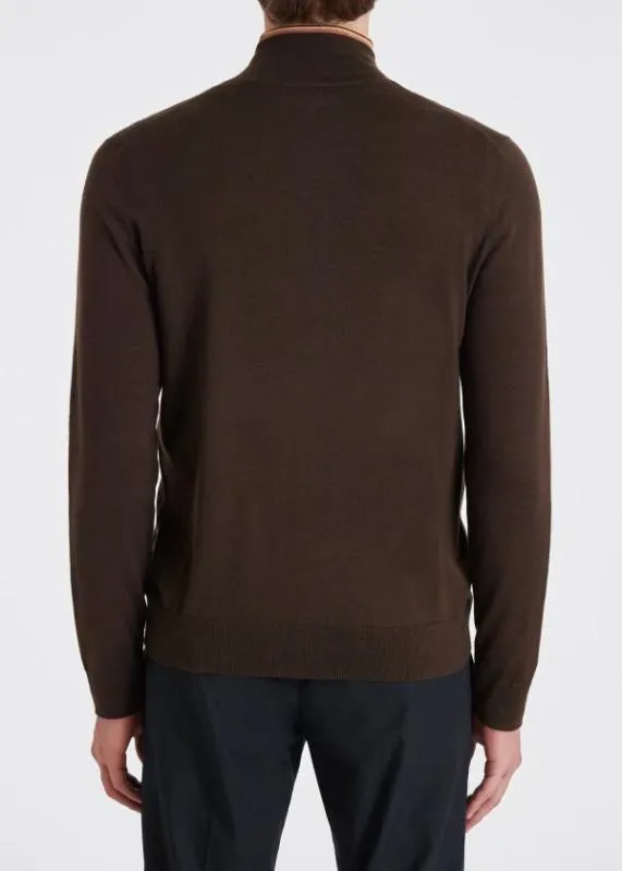 Mens Washable Wool 039Artist Stripe039 Zip Cardigan Paul Smith Sweaters Mens Washable Wool 039Artist Stripe039 Zip Cardigan Paul Smith Sweaters