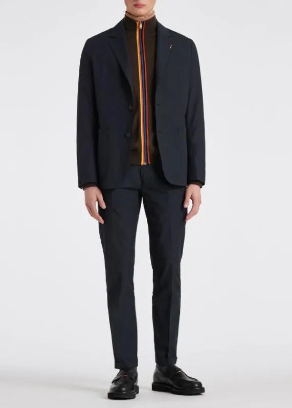 Mens Washable Wool 039Artist Stripe039 Zip Cardigan Paul Smith Sweaters Mens Washable Wool 039Artist Stripe039 Zip Cardigan Paul Smith Sweaters