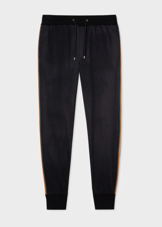 Mens Washable Wool 039Signature Stripe039 Sweatpants Paul Smith Pants