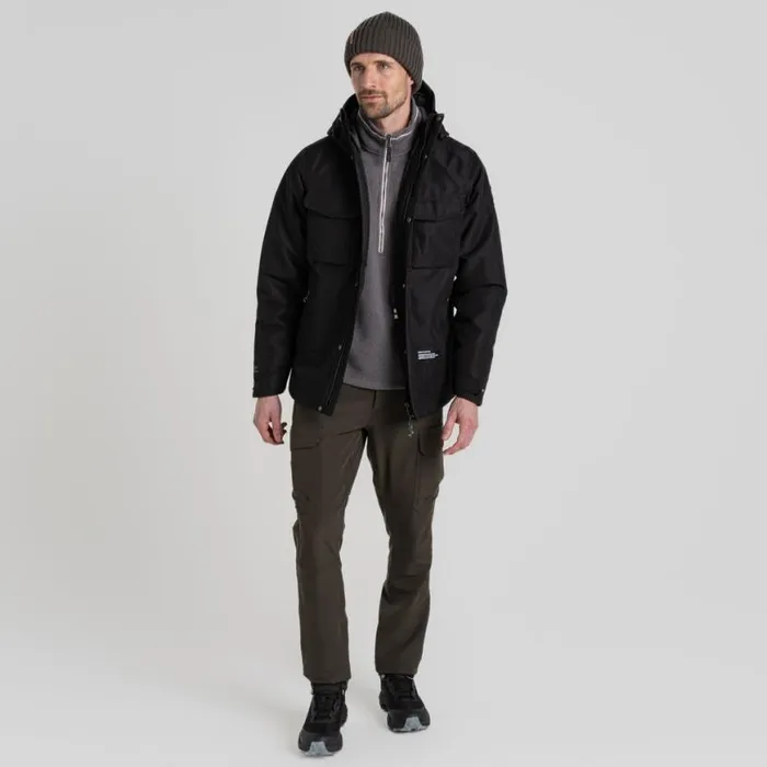 Mens Waterproof Jackets Craghoppers CO2 Renu Arche Waterproof Jacket Black Mens Waterproof Jackets Craghoppers CO2 Renu Arche Waterproof Jacket Black