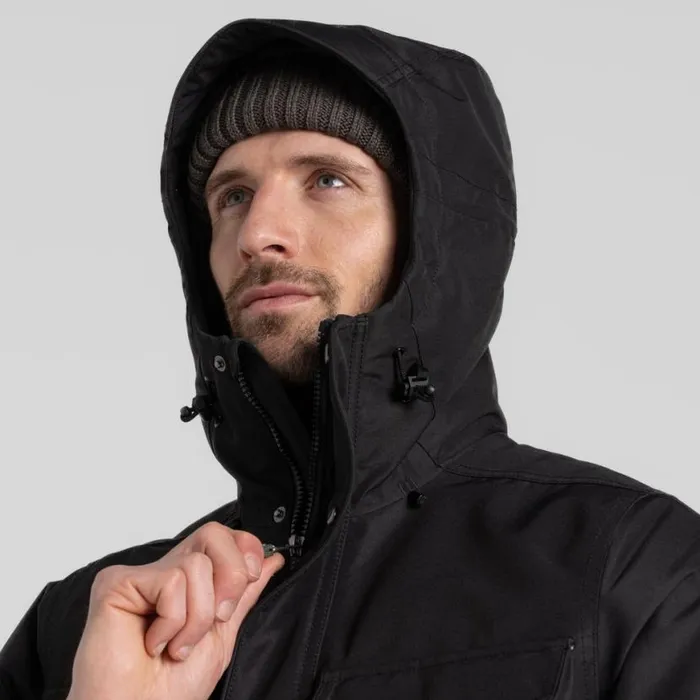 Mens Waterproof Jackets Craghoppers CO2 Renu Arche Waterproof Jacket Black Mens Waterproof Jackets Craghoppers CO2 Renu Arche Waterproof Jacket Black