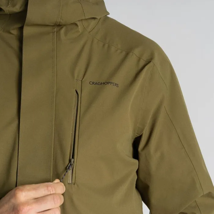 Mens Waterproof Jackets Craghoppers Lorton Stretch Waterproof Jacket Picholine Green Mens Waterproof Jackets Craghoppers Lorton Stretch Waterproof Jacket Picholine Green