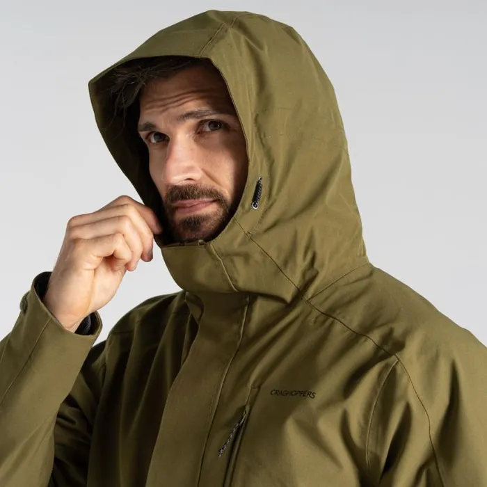 Mens Waterproof Jackets Craghoppers Lorton Stretch Waterproof Jacket Picholine Green Mens Waterproof Jackets Craghoppers Lorton Stretch Waterproof Jacket Picholine Green