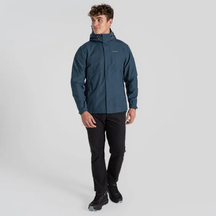 Mens Waterproof Jackets Craghoppers Ossus Waterproof Jacket Blue Stone Mens Waterproof Jackets Craghoppers Ossus Waterproof Jacket Blue Stone