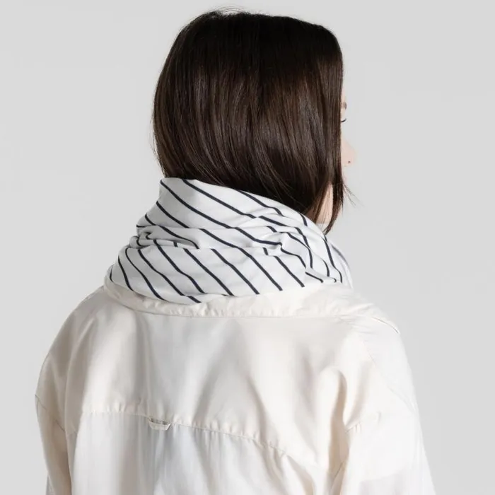 MensWomens Scarves Craghoppers Unisex NosiLife Infinity Scarf II Blue Navy Stripe MensWomens Scarves Craghoppers Unisex NosiLife Infinity Scarf II Blue Navy Stripe