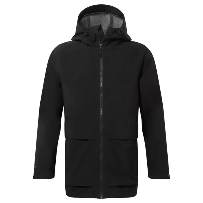 MensWomens Waterproof Jackets Craghoppers Expert GoreTex Jacket Black MensWomens Waterproof Jackets Craghoppers Expert GoreTex Jacket Black