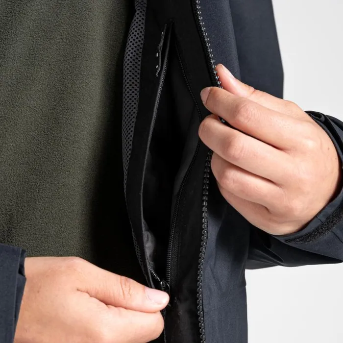 MensWomens Waterproof Jackets Craghoppers Expert GoreTex Jacket Black MensWomens Waterproof Jackets Craghoppers Expert GoreTex Jacket Black