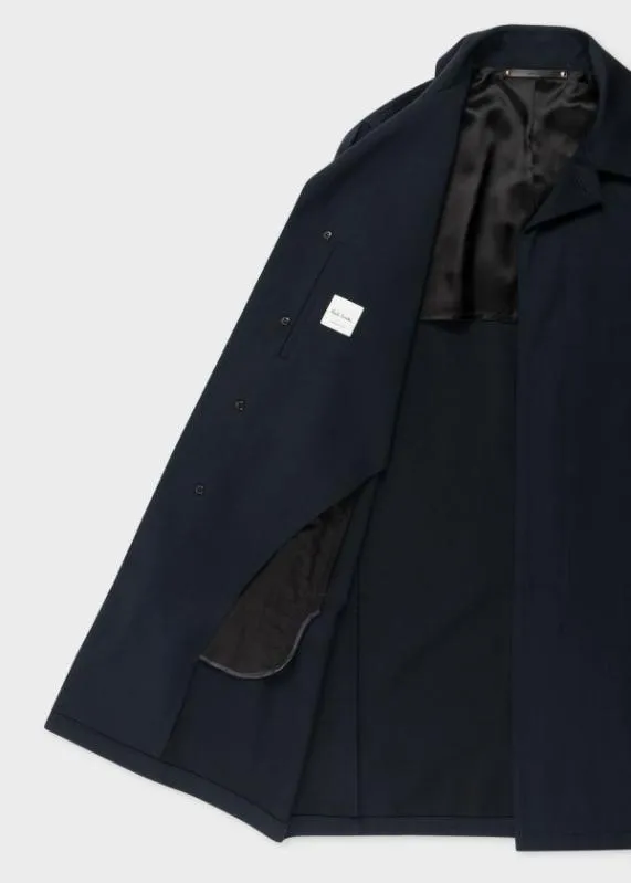 Mens Wool And CottonBlend Mac Paul Smith Coats and Jackets Mens Wool And CottonBlend Mac Paul Smith Coats and Jackets
