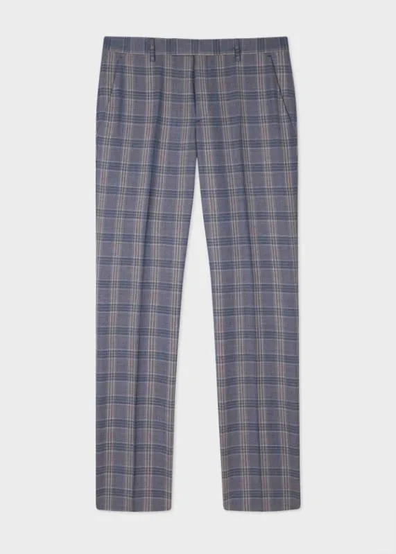 Mens Wool Check Pants Paul Smith Pants