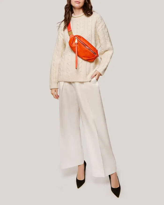 Milan Bum Bag Flame Haircalf Women Aimee Kestenberg Bum Bags and Belt Bags