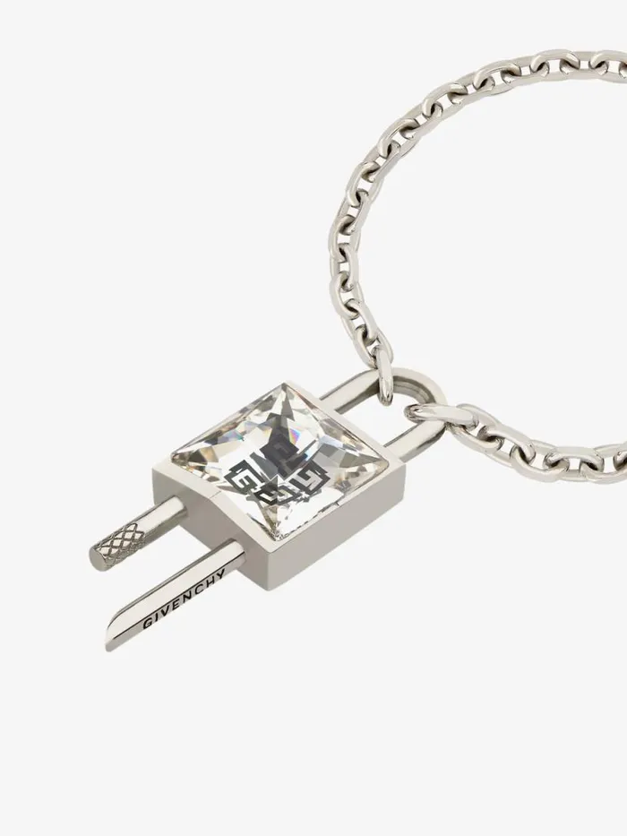 Mini Lock Bracelet In Metal With Crystal Silvery Women Givenchy Jewelry
