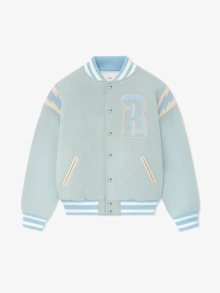 MINT WOOL LIGHTNING VARSITY Men Rhude Outerwear