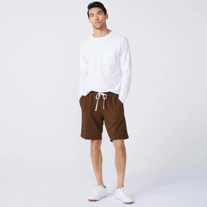 MONROW Men039s Long Sleeve Pocket Crew 8211 Men