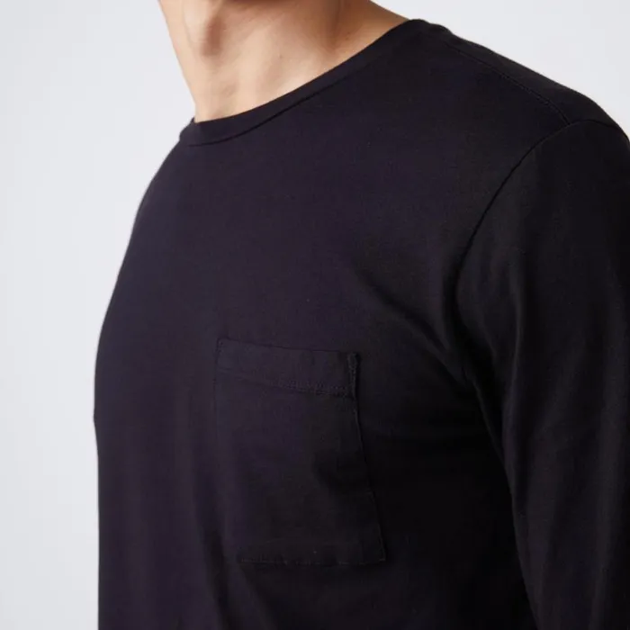 MONROW Men039s Long Sleeve Pocket Crew 8211 Men