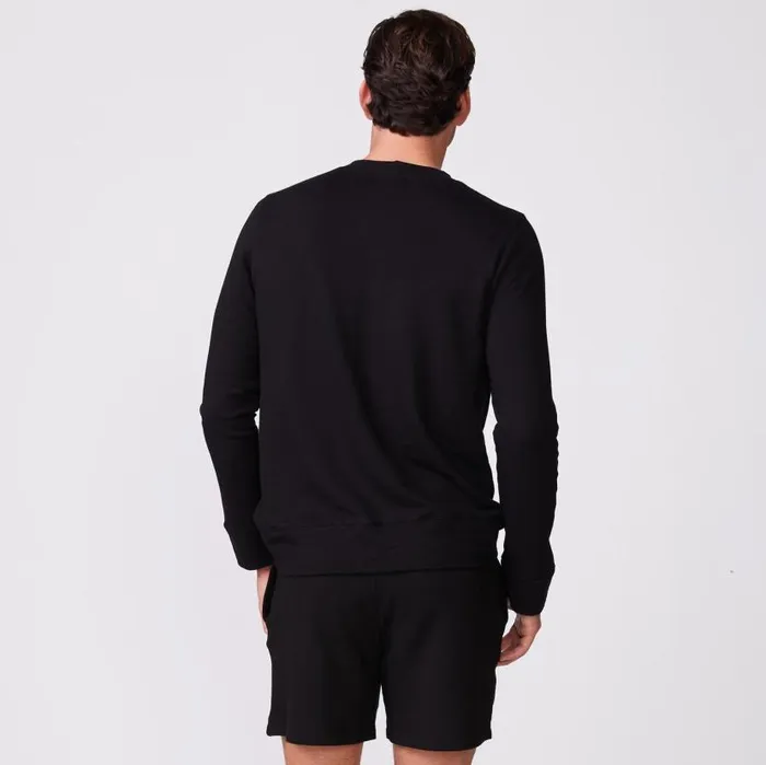 MONROW Men039s Supersoft Fleece Crew Neck Sweatshirt 8211 Men