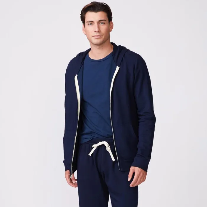 MONROW Men039s Supersoft Fleece Zip Up Hoody 8211 Men MONROW Men039s Supersoft Fleece Zip Up Hoody 8211 Men
