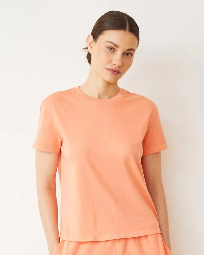 MONROW Tees Basic Crew Neck Tee 8211 Women