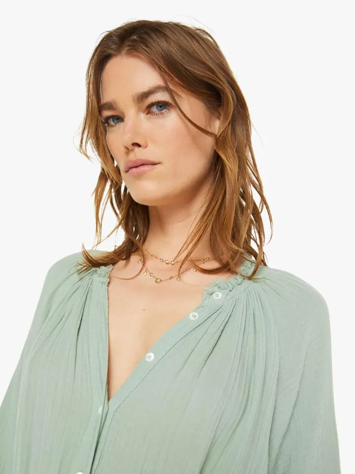 Mother Denim Andrea Dress Aqua Grey 8211 Women Mother Denim Andrea Dress Aqua Grey 8211 Women