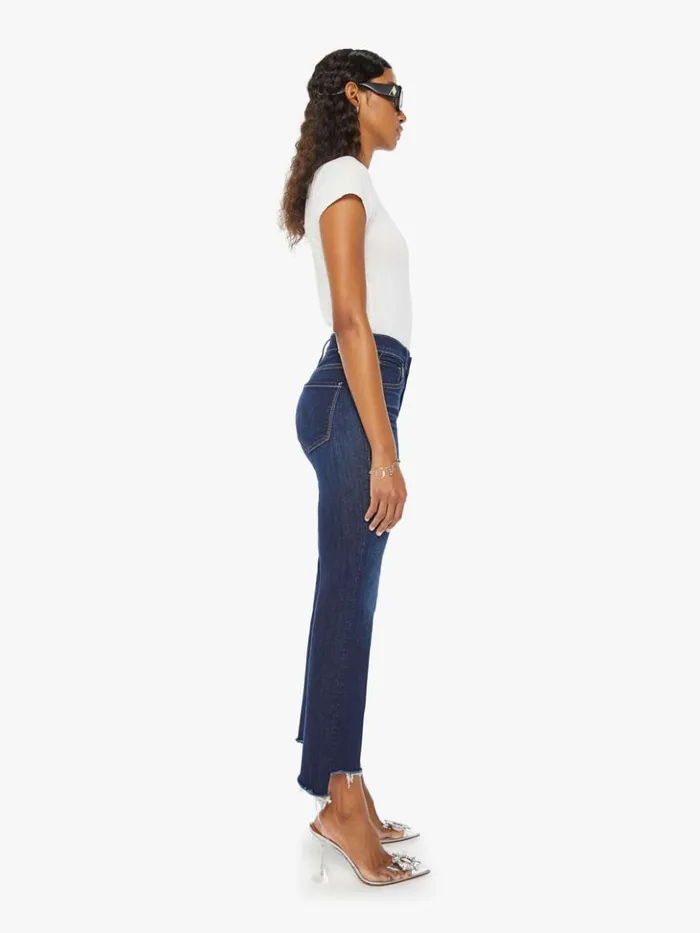 Mother Denim Bootcut The Insider Crop Step Fray Wash Off Limits 8211 Women