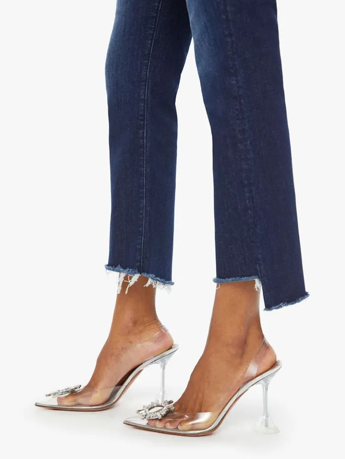 Mother Denim Bootcut The Insider Crop Step Fray Wash Off Limits 8211 Women
