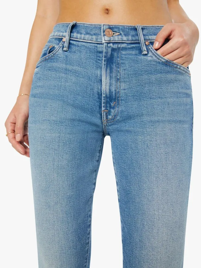 Mother Denim Flare Petites The Lil039 Outsider Sneak Wash Flag Me Down 8211 Women