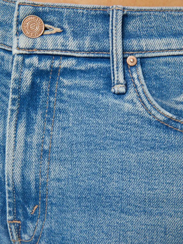 Mother Denim Flare Petites The Lil039 Outsider Sneak Wash Flag Me Down 8211 Women