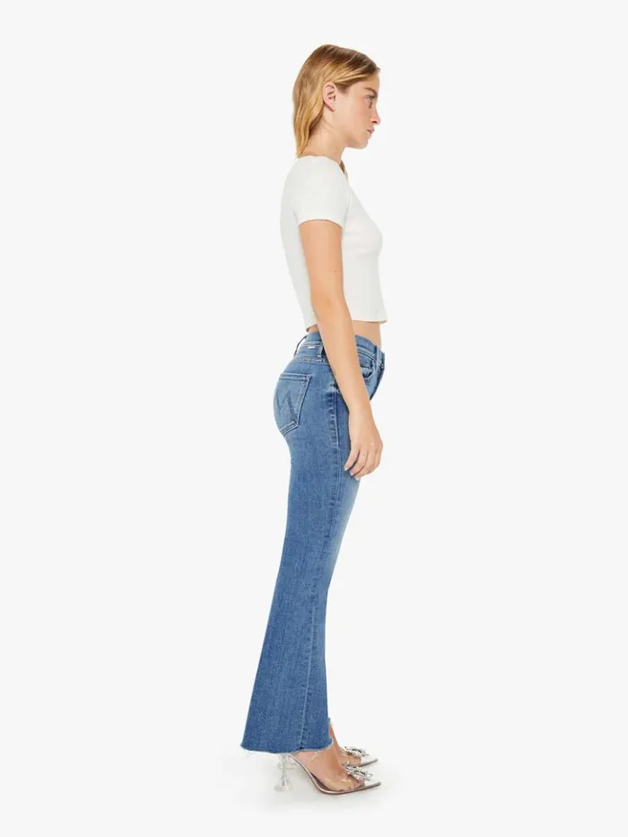 Mother Denim Flare Petites The Lil039 Weekender Fray Wash A Groovy Kind Of Love 8211 Women