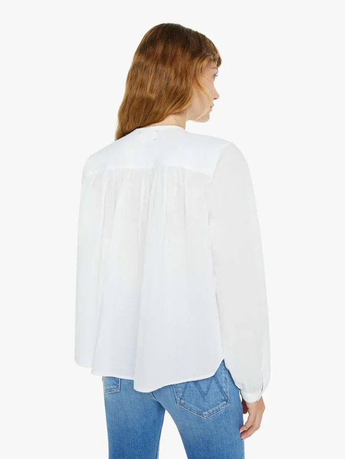 Mother Denim Hennessy Top White 8211 Women Mother Denim Hennessy Top White 8211 Women