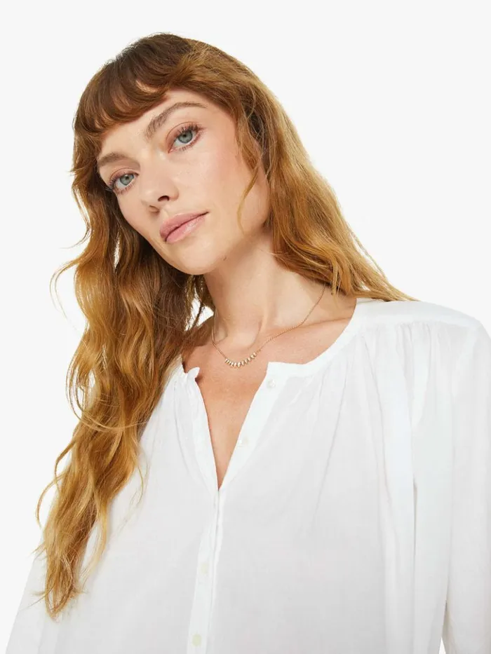 Mother Denim Hennessy Top White 8211 Women Mother Denim Hennessy Top White 8211 Women