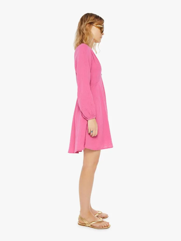 Mother Denim Lucinda Dress Rose Lake 8211 Women