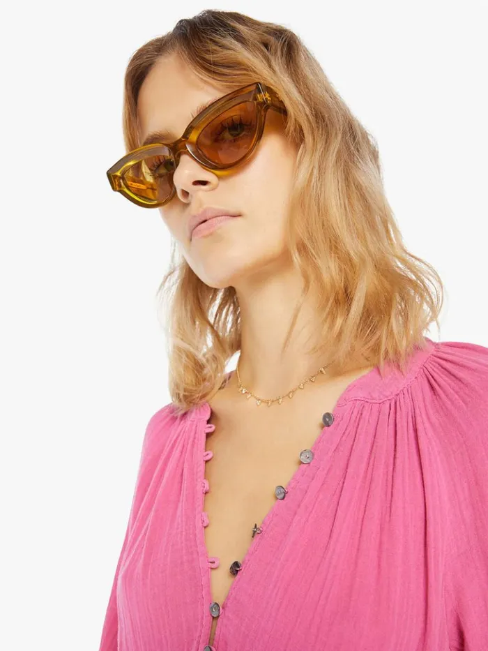 Mother Denim Lucinda Dress Rose Lake 8211 Women
