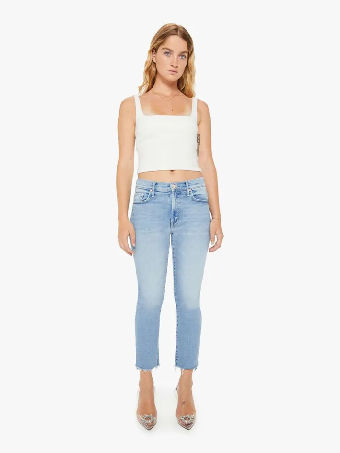 Mother Denim Petites Petites The Lil039 Insider Crop Step Fray Wash Limited Edition 8211 Women Mother Denim Petites Petites The Lil039 Insider Crop Step Fray Wash Limited Edition 8211 Women