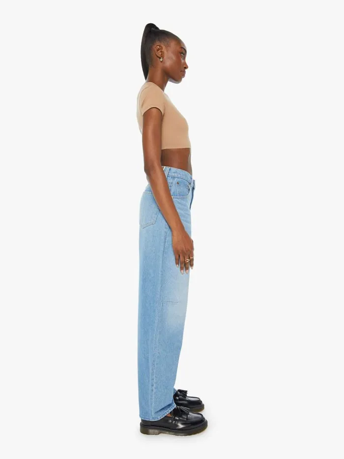 Mother Denim Relaxed Snacks The Kegger Skimp Wash Check Please 8211 Women