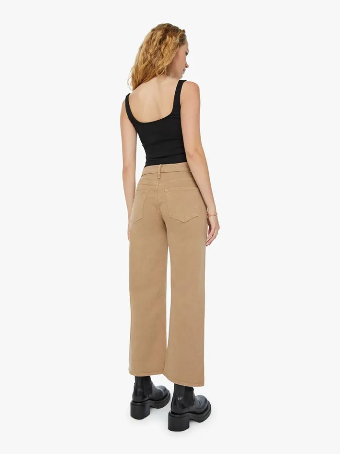 Mother Denim Relaxed The Dodger Flood Wash Dark Khaki 8211 Women Mother Denim Relaxed The Dodger Flood Wash Dark Khaki 8211 Women