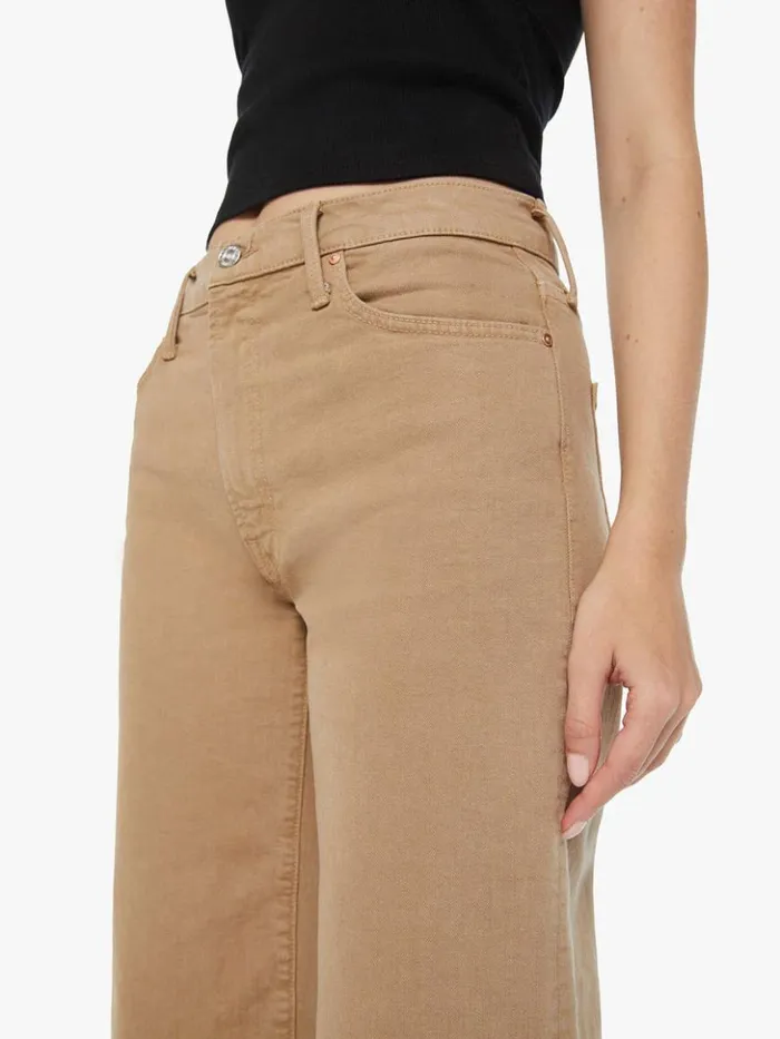 Mother Denim Relaxed The Dodger Flood Wash Dark Khaki 8211 Women Mother Denim Relaxed The Dodger Flood Wash Dark Khaki 8211 Women