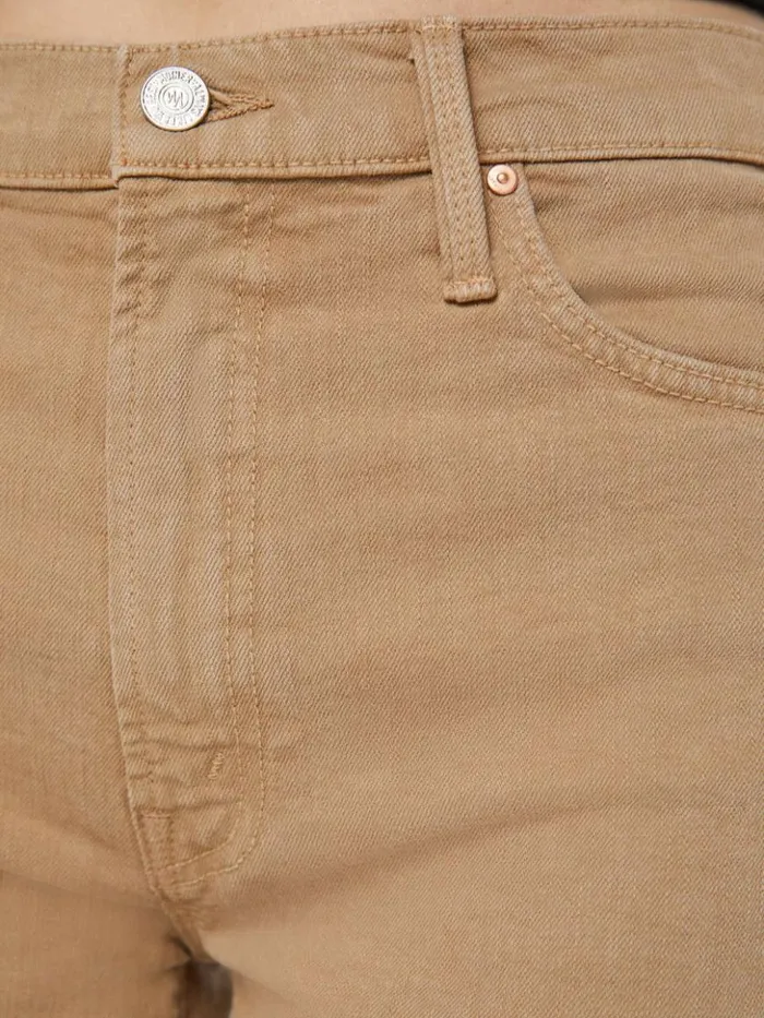 Mother Denim Relaxed The Dodger Flood Wash Dark Khaki 8211 Women Mother Denim Relaxed The Dodger Flood Wash Dark Khaki 8211 Women