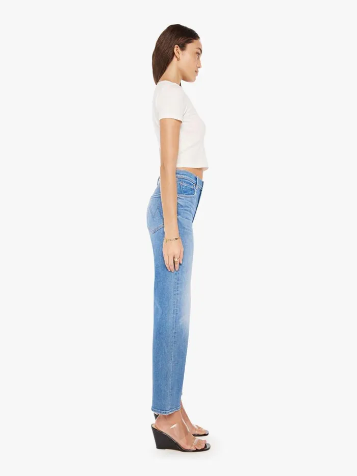 Mother Denim Relaxed The Rambler Zip Flood Wash Out Of The Blue 8211 Women Mother Denim Relaxed The Rambler Zip Flood Wash Out Of The Blue 8211 Women