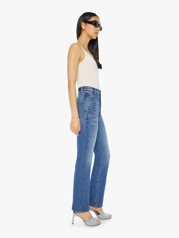 Mother Denim Relaxed The Triangle Smarty Pants Skimp Wash Dream Team 8211 Women