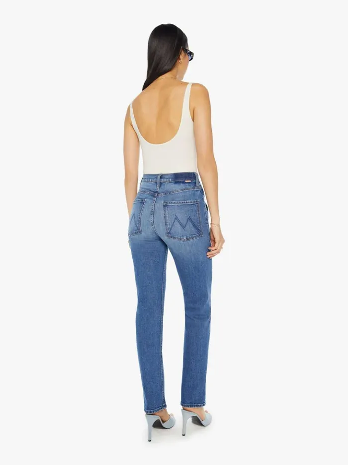 Mother Denim Relaxed The Triangle Smarty Pants Skimp Wash Dream Team 8211 Women