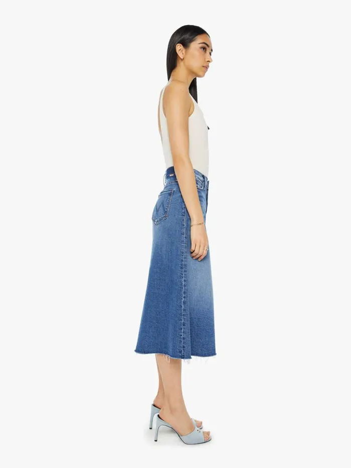 Mother Denim Skirts The Circle Midi Fray Dream Team 8211 Women