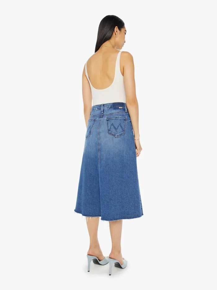 Mother Denim Skirts The Circle Midi Fray Dream Team 8211 Women