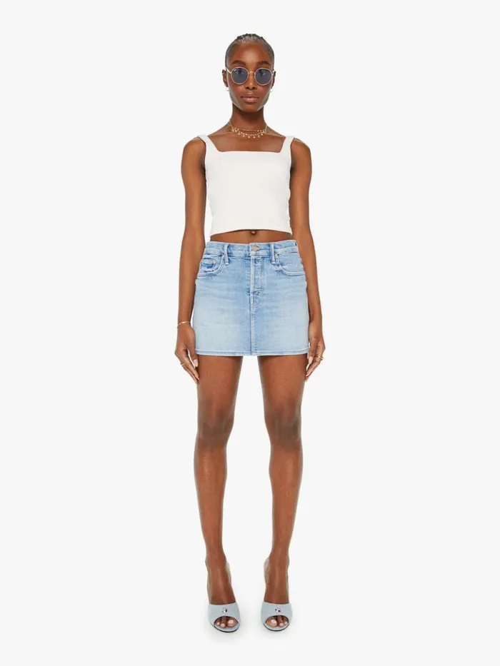 Mother Denim Skirts The Vagabond Mini Skirt One Last Trip 8211 Women