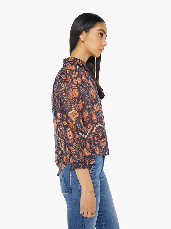 Mother Denim The Breeze Top Henna Happiness 8211 Women