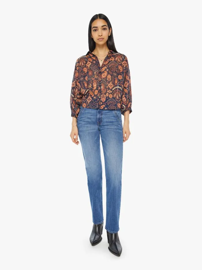 Mother Denim The Breeze Top Henna Happiness 8211 Women