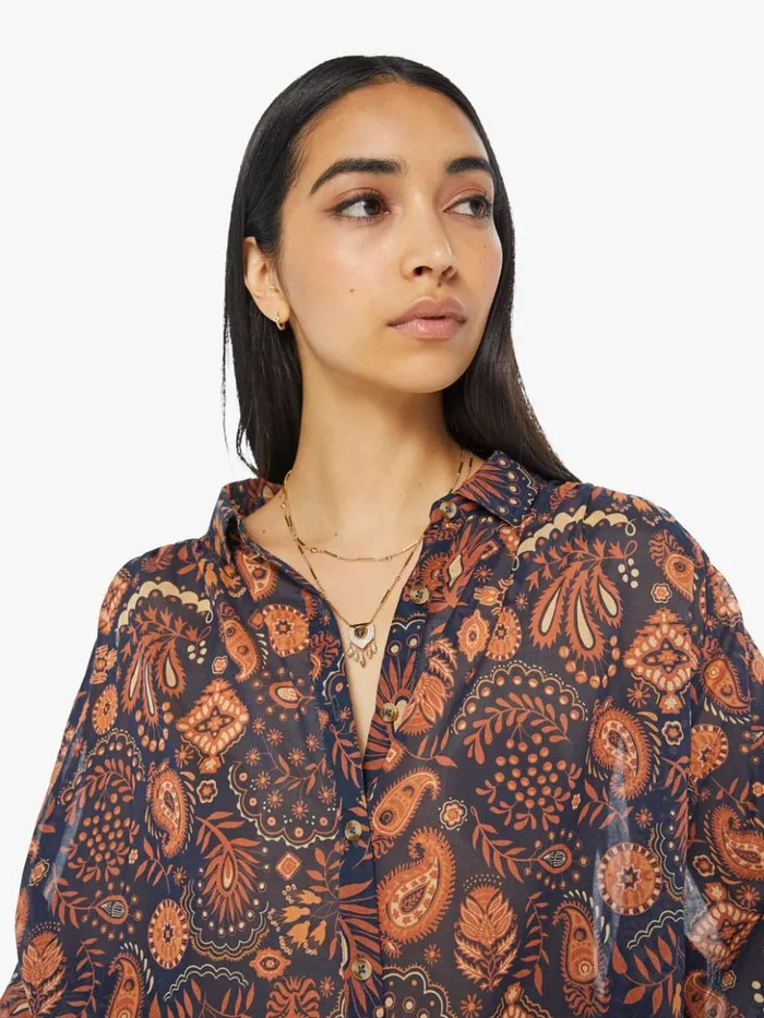 Mother Denim The Breeze Top Henna Happiness 8211 Women