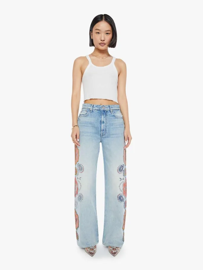 Mother Denim Wide Leg Petites The Lil039 Maven Sneak Wash Side To Side 8211 Women Mother Denim Wide Leg Petites The Lil039 Maven Sneak Wash Side To Side 8211 Women