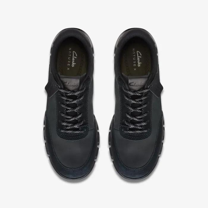 Nature X One BlackBlack Men Clarks Sneakers