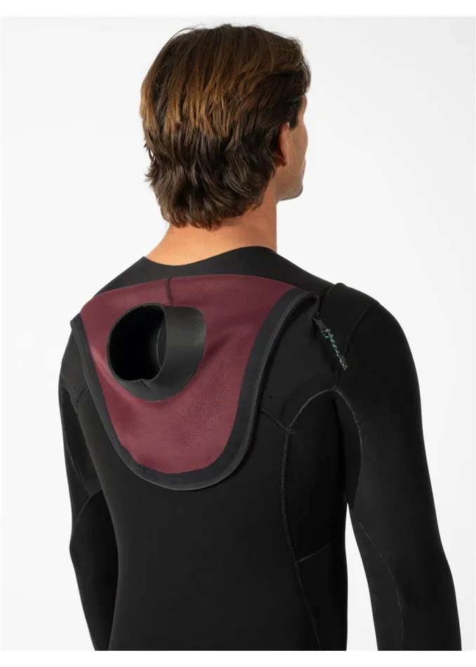 New Seas 43 UZip Wetsuit Black Men Vissla Wetsuits
